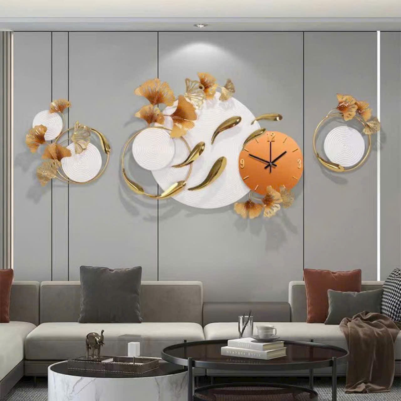 Đồng hồ decor hồ cá