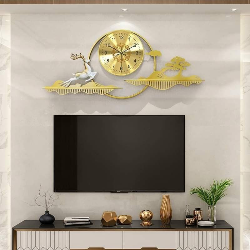 Đồng hồ hươu tài lộc vượt núi DH 0134